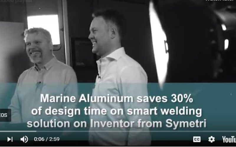 Marine Aluminium reducerar ritningstiden vid framtagning av effektiva svetslösningar med 30 %